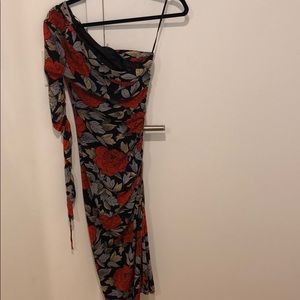 DVF one shoulder dress